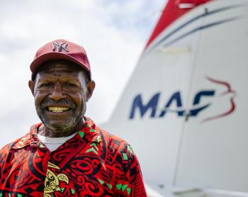 A man smiling
