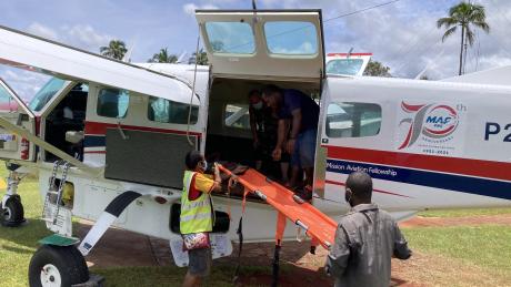 Picture of an unrelated medevac flight