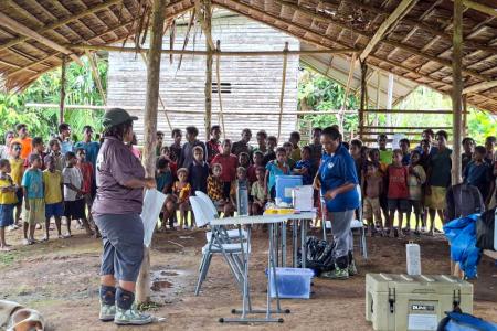 Community polio vaccine programme