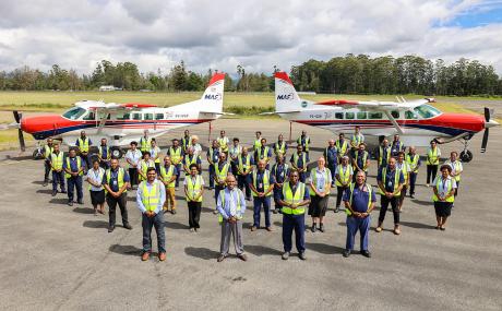 MAF Ground Operations Team in PNG