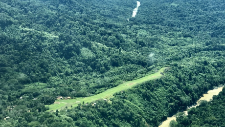 Yambaitok airstrip arial