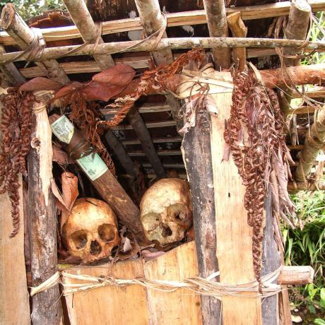 Yifki - skulls in a shrine