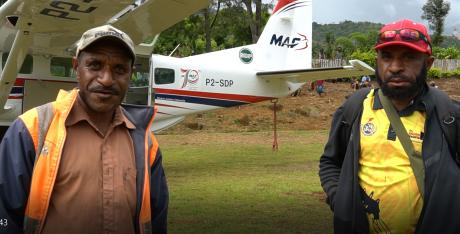 RAM officers at Lapalama, George Londe and Jerry Randel