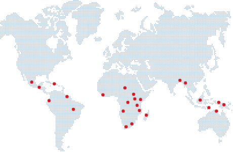 World Map of MAF programmes