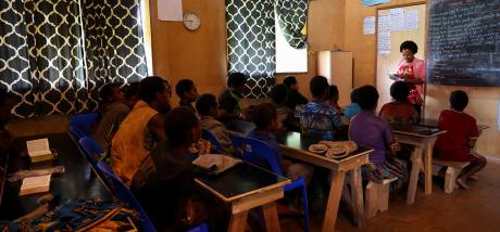 kids in class at Yifki