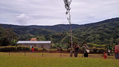 Sengapi village scene