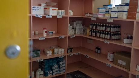 A glimpse inside the Indagen pharmacy.