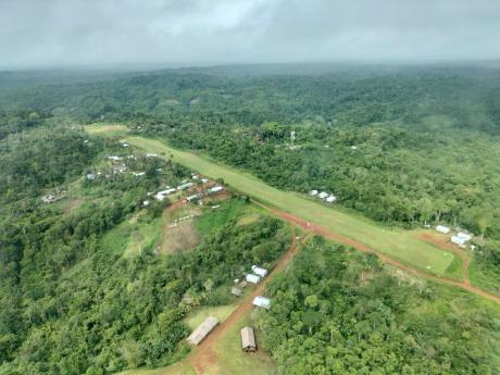 Aerial shot Mougulu airstrip