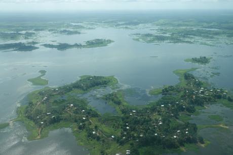 Most of Western Province consists of wetlands which makes travel extremely difficult