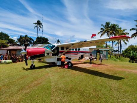 P2-GRA transporting students from Kiunga to a secondary school in Mougulu.