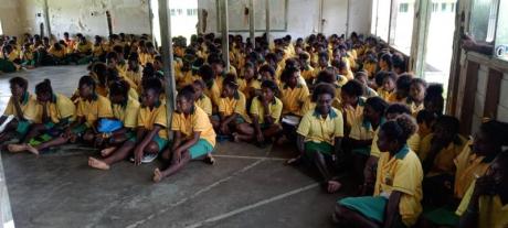 Nissan Principal and students