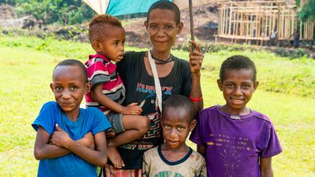 Rebecca Lazarus and her four children