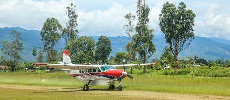 Take off at Telefomin